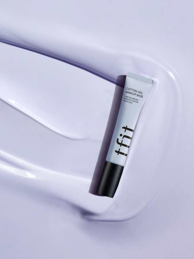 Тонирующая база под макияж TFIT Cotton Veil Makeup Base 02 Lively Purple