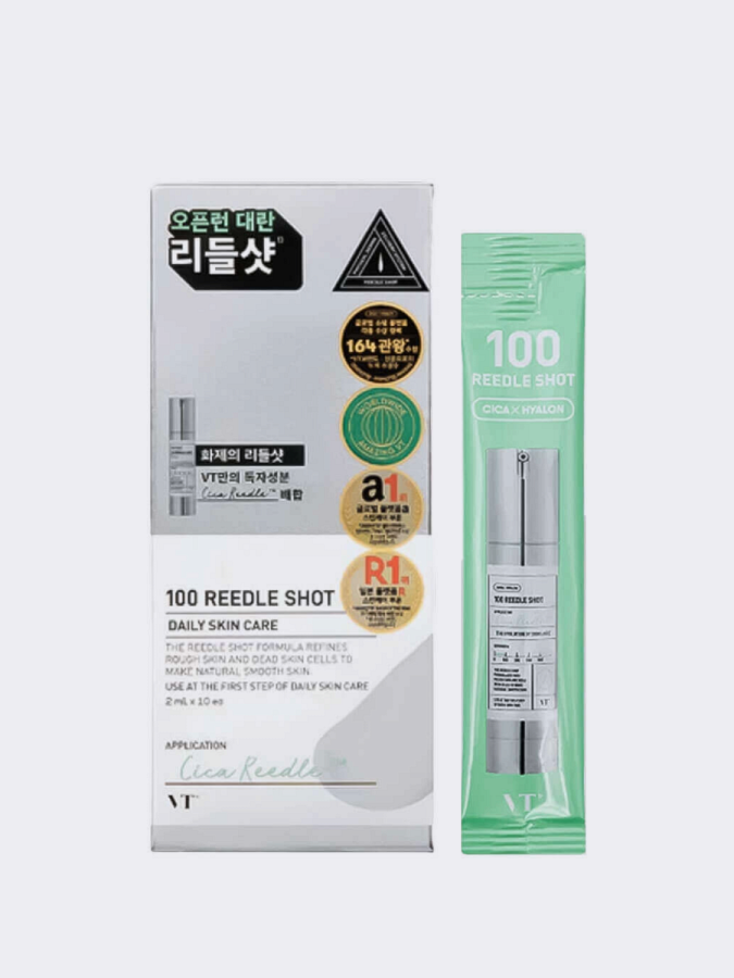 Сет стиков-саше с сывороткой-бустером со спикулами VT Reedle Shot 100 Stick Pouch Set