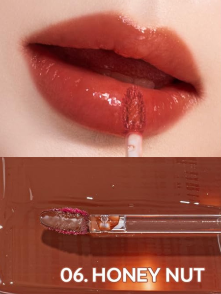 Глянцевый тинт для губ TIRTIR Waterism Glow Tint 06 Honey Nut Глянцевый тинт для губ TIRTIR Waterism Glow Tint 06 Honey Nut