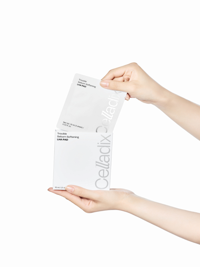 Набор обновляющих тонер-дисков с кислотами Celladix Trouble Sebum Softening LHA Pad