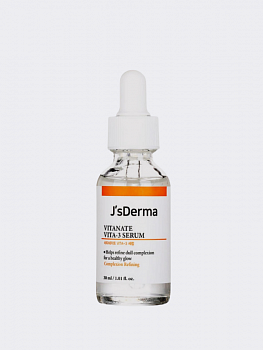 Сыворотка с ниацинамидом выравнивающая тон J'sDERMA Vitanate Vita-3 Serum