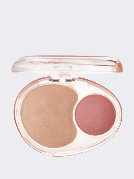 Двойные мягкие румяна с муссовой текстурой fwee Mellow Dual Blush RS02 Humming Talk