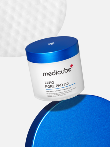 Тонер-пэды для сужения пор с кислотами и пантенолом Medicube Zero Pore Pad 2.0