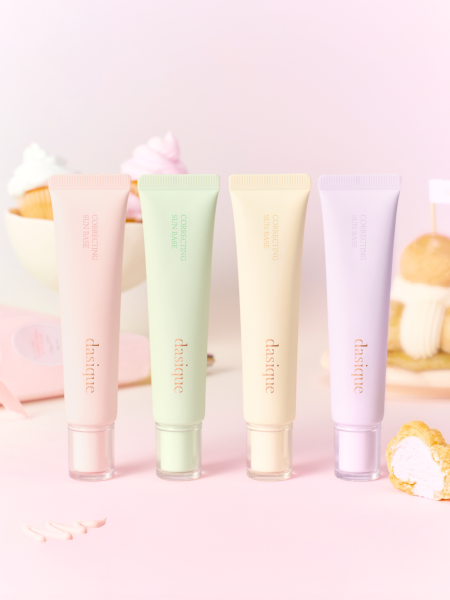 Солнцезащитная база под макияж с коррекцией тона Dasique Correcting Sun Base #01 Rosy Pink SPF 50+ PA+++ Солнцезащитная база под макияж с коррекцией тона Dasique Correcting Sun Base #01 Rosy Pink SPF 50+ PA+++