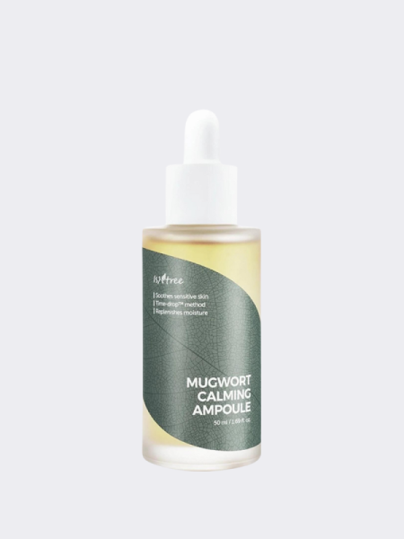 Успокаивающая ампульная сыворотка с экстрактом полыни IsNtree Mugwort Calming Ampoule Успокаивающая ампульная сыворотка с экстрактом полыни IsNtree Mugwort Calming Ampoule