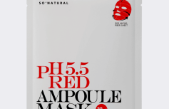 Восстанавливающая тканевая маска для лица So Natural 5.5 Red Ampoule Mask