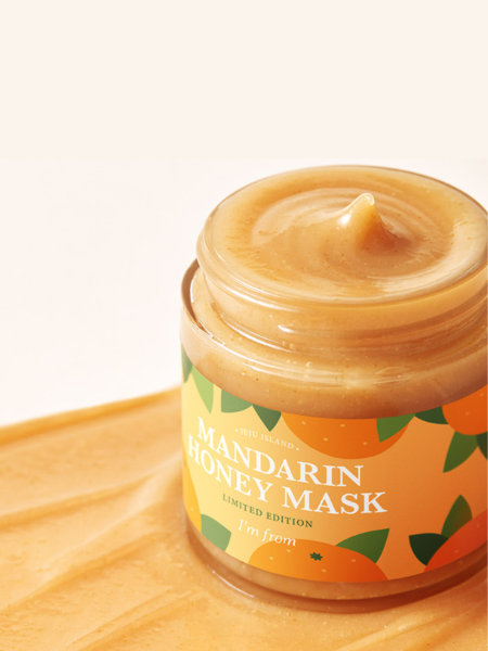 Восстанавливающая смываемая маска с экстрактом мандарина и мёда I'm from Mandarin Honey Mask