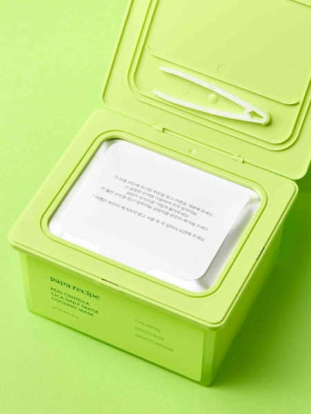 Набор освежающих тканевых масок с экстрактом центеллы Papa Recipe Real Centella Cica Daily Quick Cooling Mask Набор освежающих тканевых масок с экстрактом центеллы Papa Recipe Real Centella Cica Daily Quick Cooling Mask
