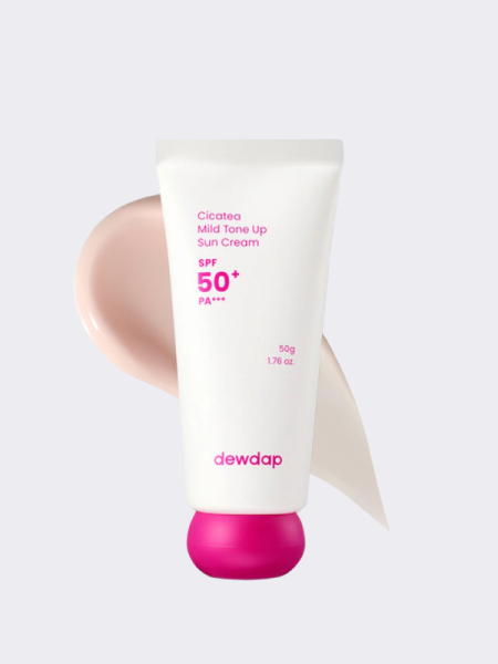 Солнцезащитный крем с тональным эффектом dewdap Cicatea Mild Toneup Suncream