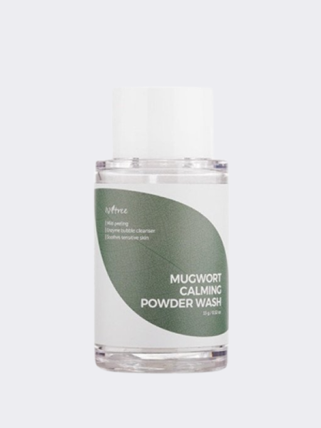 Успокаивающая энзимная пудра с экстрактом полыни IsNtree Mugwort Calming Powder Wash Успокаивающая энзимная пудра с экстрактом полыни IsNtree Mugwort Calming Powder Wash