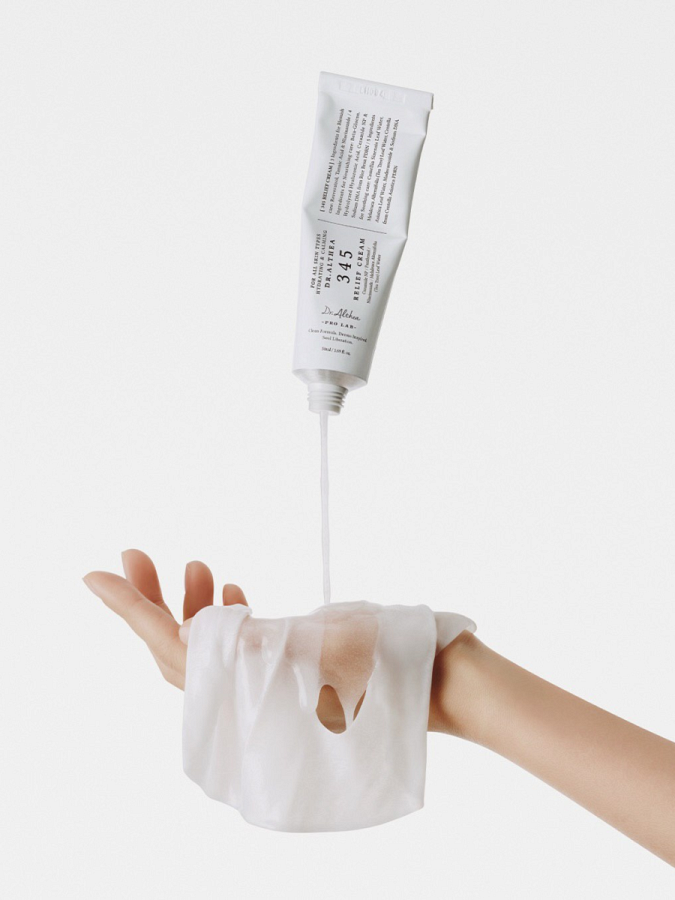 Восстанавливающая тканевая маска для лица с ПДРН Dr.Althea 345 Relief Cream Mask