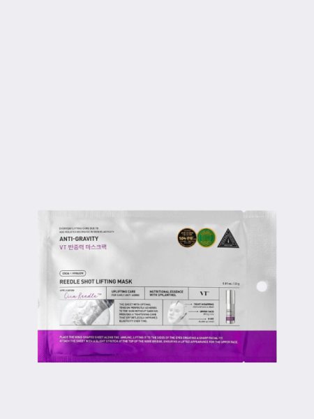 Разглаживающая тканевая лифтинг-маска со спикулами VT Reedle Shot Lifting Mask