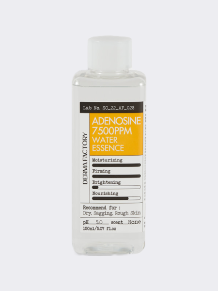 Увлажняющий тонер-эссенция для лица с аденозином Derma Factory Adenosine 7500 Ppm Water Essence Увлажняющий тонер-эссенция для лица с аденозином Derma Factory Adenosine 7500 Ppm Water Essence