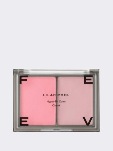 Кремовые спрессованные румяна в холодных оттенках FEEV Hyper-Fit Color Cheek Lilac Pool