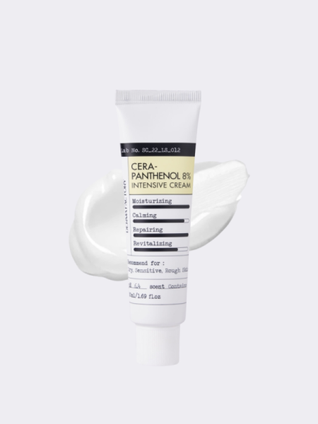 Восстанавливающий крем для лица с керамидами и пантенолом Derma Factory Cera-Pantenol 8% Intensive Cream