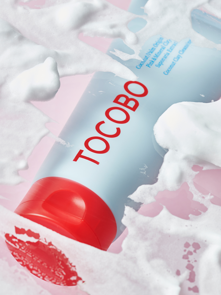 Глубокоочищающая пенка для умывания с белой глиной и каламином TOCOBO Coconut Clay Cleansing Foam Глубокоочищающая пенка для умывания с белой глиной и каламином TOCOBO Coconut Clay Cleansing Foam