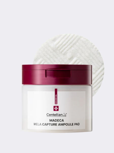 Осветляющие тонер-диски для сияния кожи Centellian24 Madeca Mela Capture Ampoule Pad