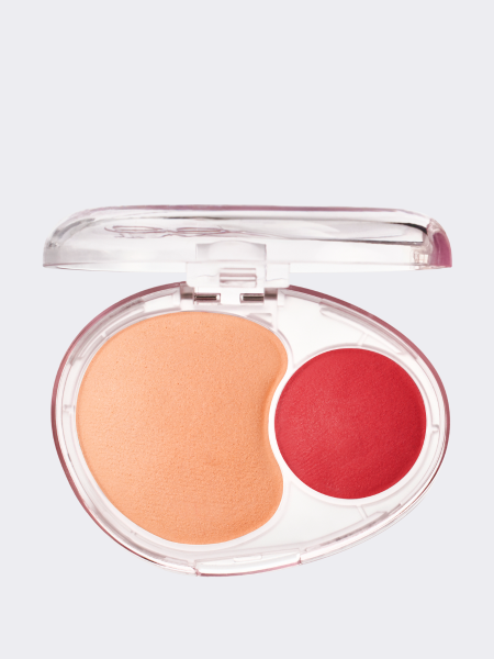 Двойные мягкие румяна с муссовой текстурой fwee Mellow Dual Blush RD02 Another Me