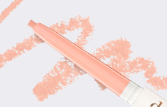 Ультратонкий карандаш для век в нежном персиковом оттенке Dasique Mood Slim Liner #07 Soft Peach