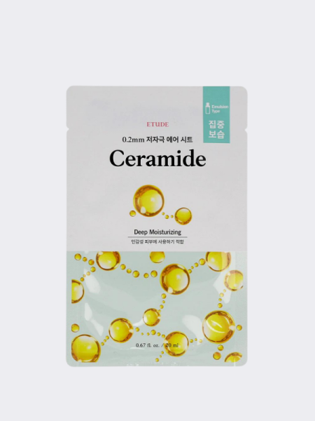 Укрепляющая тканевая маска с керамидами ETUDE HOUSE 0.2 Therapy Air Mask Ceramide Deep Moist