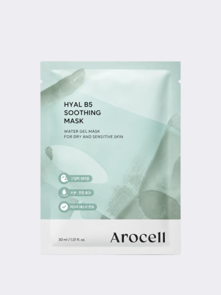 Успокаивающая тканевая маска с центеллой и гиалуроновой кислотой Arocell Hyal B5 Soothing Mask