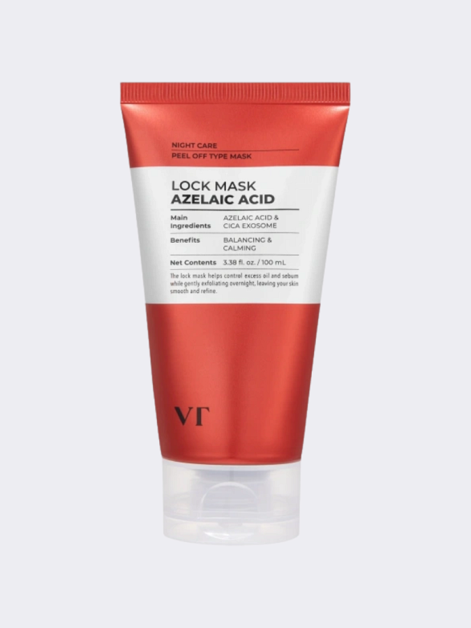 Противовоспалительная ночная маска-плёнка с азелаиновой кислотой VT Az Care Lock Mask