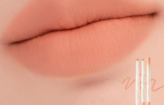 Матовый карандаш для губ в персиковом оттенке rom&nd Lip Mate Pencil 01 Tenderly Peach