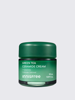Барьерный крем для лица с керамидами и экстрактом зеленого чая innisfree Green Tea Ceramide Cream