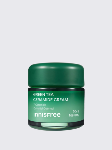 Барьерный крем для лица с керамидами и экстрактом зеленого чая innisfree Green Tea Ceramide Cream