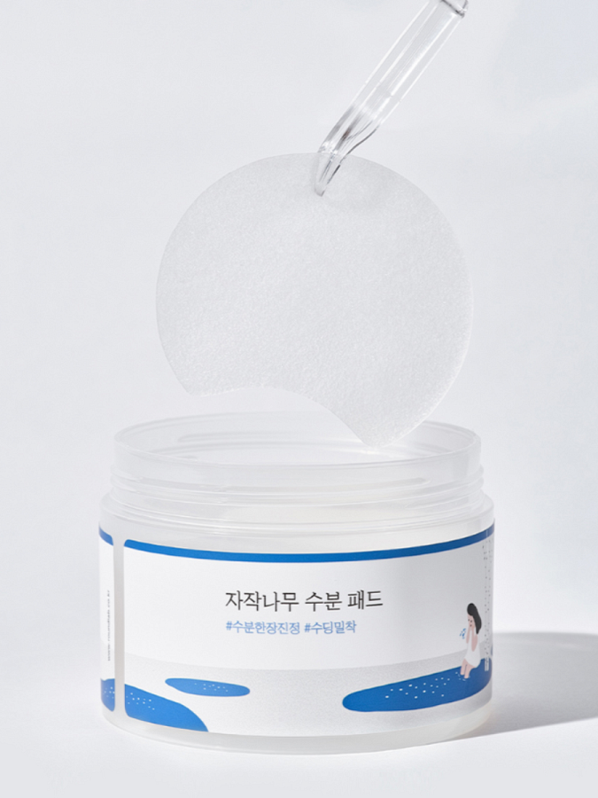 Успокаивающие тонер-диски с берёзовым соком Round Lab Birch Juice Moisturizing Pad