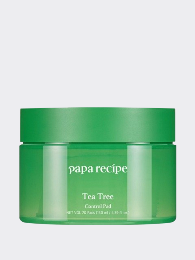 Успокаивающие тонер-диски для лица с экстрактом чайного дерева Papa Recipe Tea Tree Control Pad