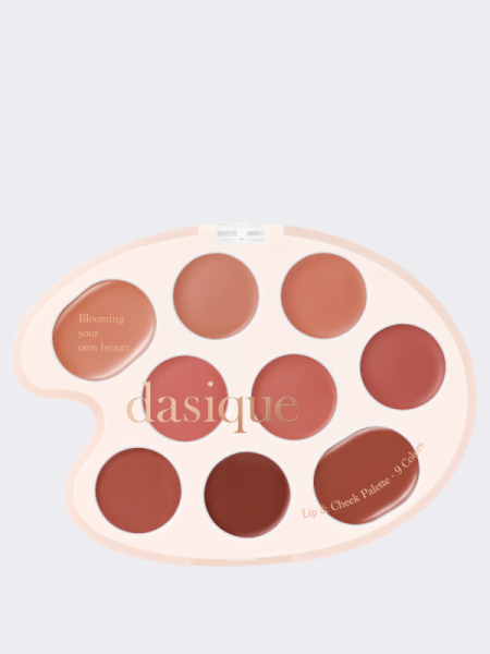 Универсальная кремовая палетка для губ и щёк Dasique Lip & Cheek Palette #01 Warm Coloring