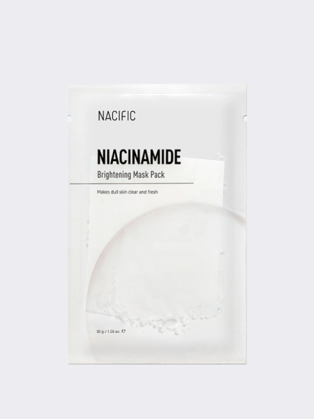 Тканевая маска для сияния кожи с ниацинамидом Nacific Niacinamide Brightening Mask Pack Тканевая маска для сияния кожи с ниацинамидом Nacific Niacinamide Brightening Mask Pack