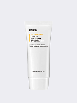 Минеральный солнцезащитный крем для ровного тона кожи ROVECTIN Vita Brightening Tone Up Sun Cream SPF50+PA++++