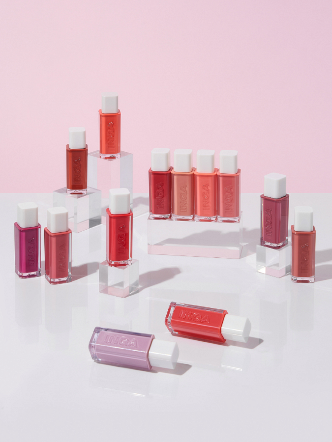 Стойкий глянцевый пигмент для губ INGA Water Glow Lip Tint Flow