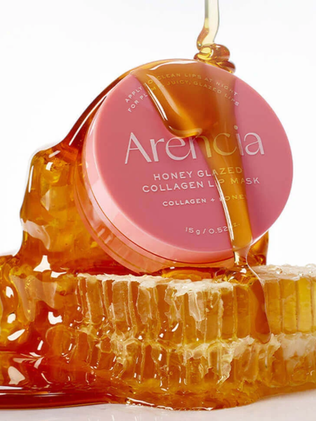 Питательная маска для губ с коллагеном Arencia Honey Glazed Collagen Lip Mask