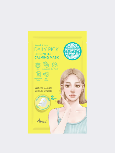 Успокаивающая тканевая маска Ariul Smooth/Pure Daily Pick Essential Calming Mask