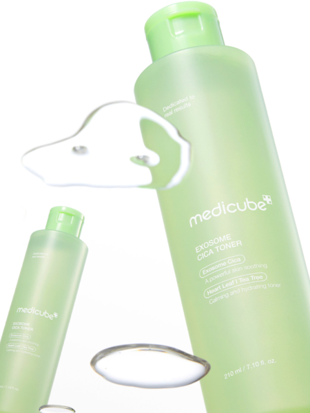Успокаивающий тонер с экстрактом центеллы и чайного дерева Medicube Exosome Cica Toner
