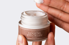 Разглаживающий крем для век с женьшенем I'm from Ginseng Eye Cream