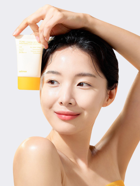 Осветляющий солнцезащитный крем для лица с ниацинамидом Celimax Pore+Dark Spot Brightening Sun Cream SPF50+PA++++ Осветляющий солнцезащитный крем для лица с ниацинамидом Celimax Pore+Dark Spot Brightening Sun Cream SPF50+PA++++