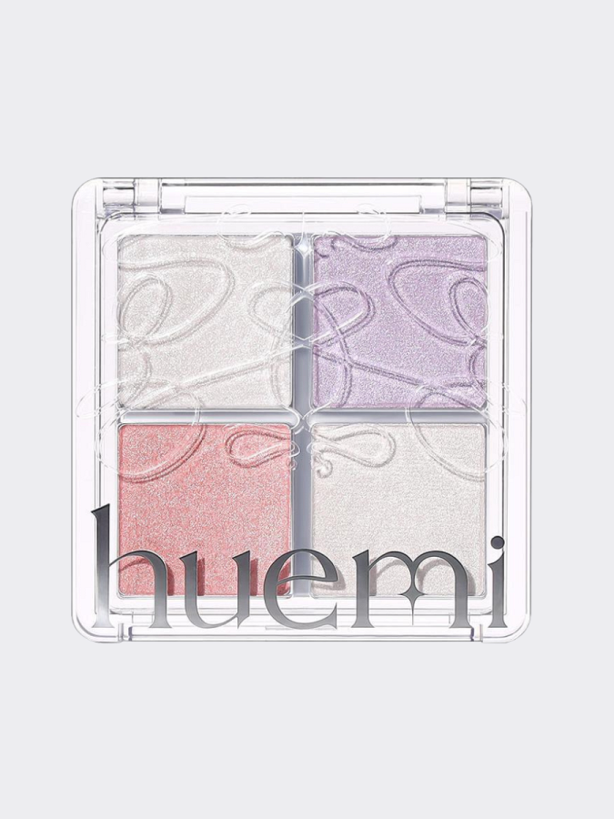 Многофункциональная палетка-хайлайтер Huemi Multi-Use Glow On Palette №01 Full Glam