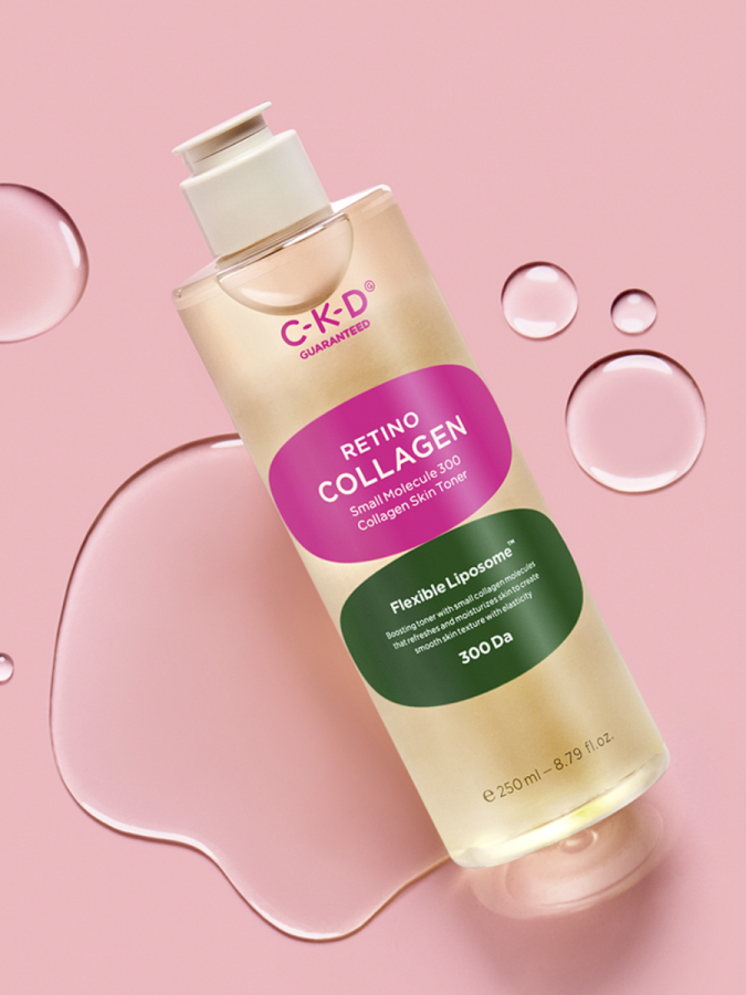 Обновляющий тонер с коллагеном и ретиналем CKD Retino Collagen Small Molecule 300 Collagen Skin Toner
