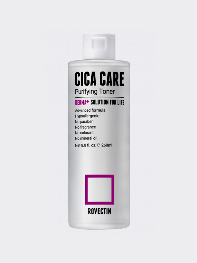 Очищающий тонер с центеллой ROVECTIN Skin Essentials Cica Care Purifying Toner