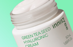 Освежающий крем с экстрактом зеленого чая и гиалуроновой кислотой innisfree Green Tea Seed Hyaluronic Cream