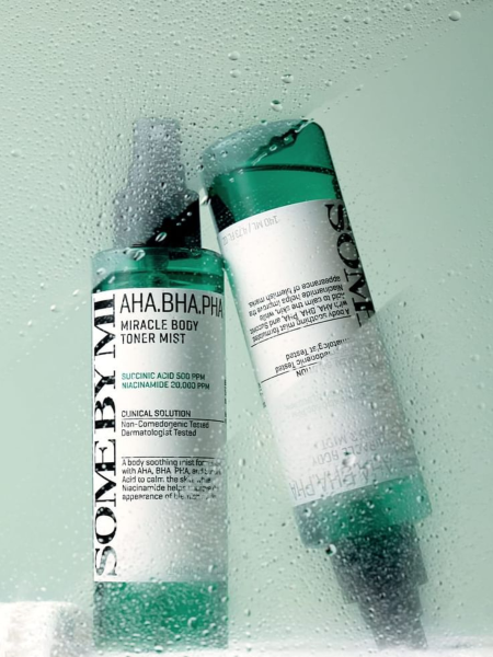 Противовоспалительный спрей для тела с кислотами Some By Mi AHA-BHA-PHA 30 Days Miracle Body Toner Mist
