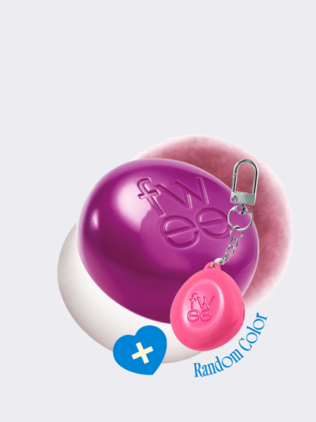 Набор: оттеночное суфле + брелок fwee Lip&Cheek Blurry Pudding Pot Keyring Set MV05 Boss