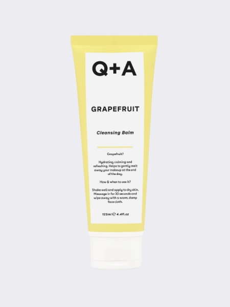Очищающий гидрофильный бальзам с экстрактом грейпфрута Q+A Grapefruit Cleansing Balm