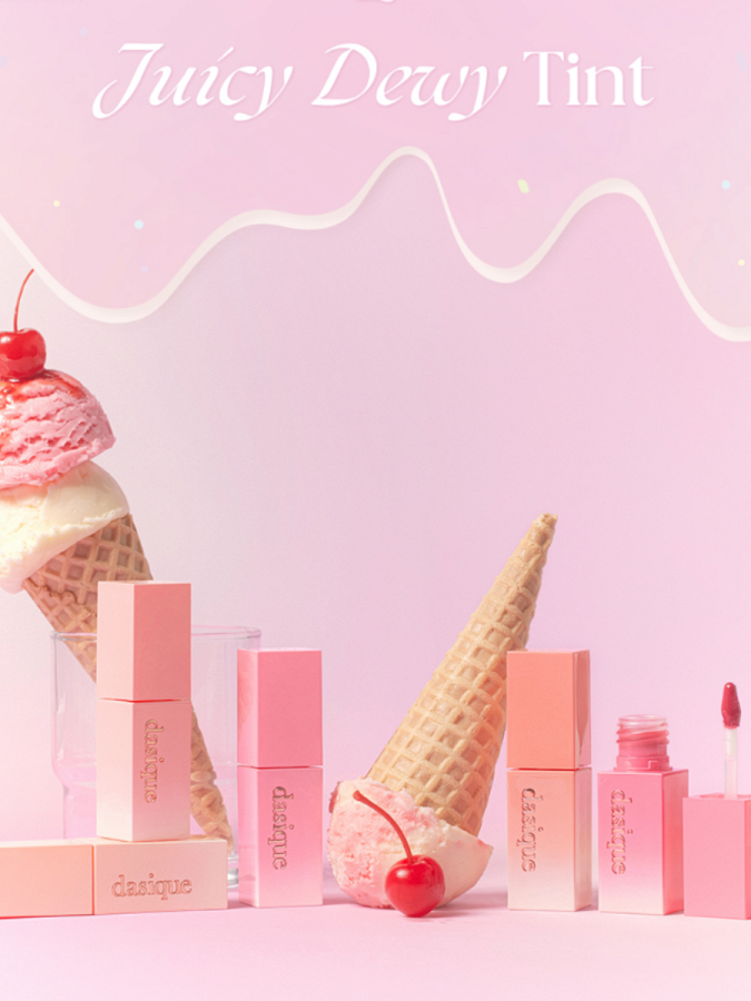 Сияющий пигмент для губ Dasique Juicy Dewy Tint #09 Peach Pudding