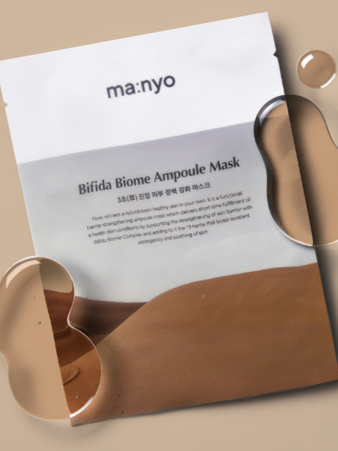 Восстанавливающая тканевая маска с пробиотиками MA:NYO Bifida Biome Ampoule Mask