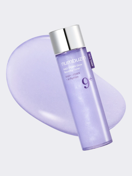 Пептидный тонер-бустер для сияния кожи с ПДРН Numbuzin No.9 NAD+ PDRN Glow Boosting Toner